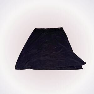 Vassarette Black Skirt Slip | Sz S
